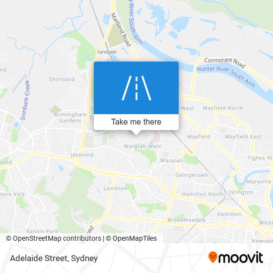 Adelaide Street map