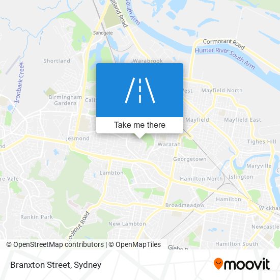 Branxton Street map