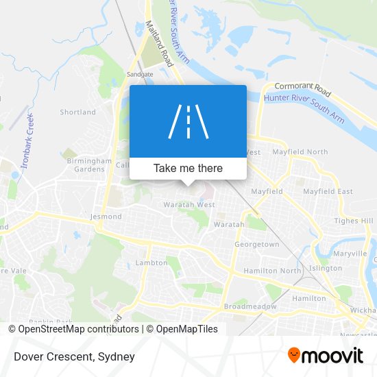 Dover Crescent map