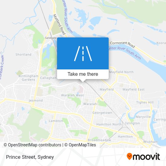 Prince Street map
