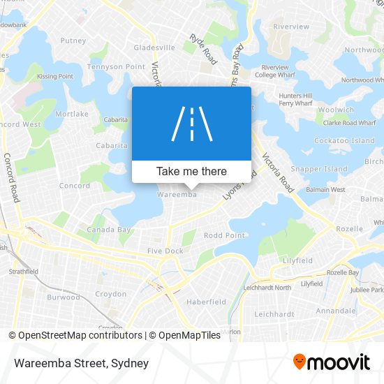 Wareemba Street map