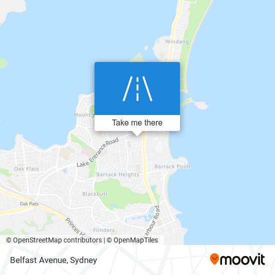Belfast Avenue map
