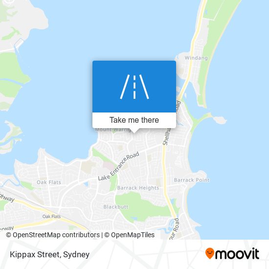 Mapa Kippax Street