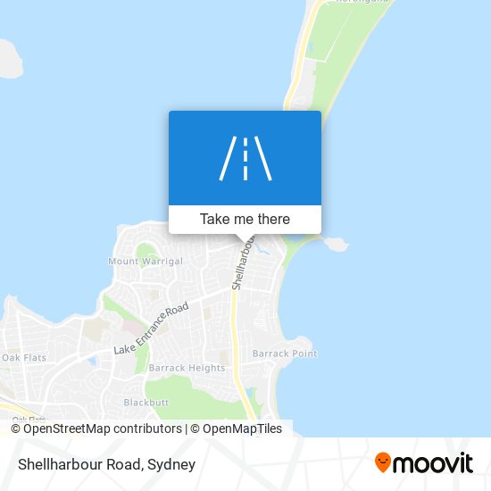 Shellharbour Road map