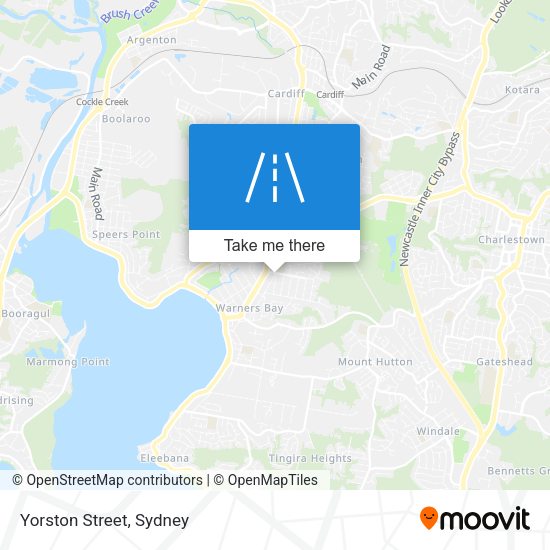 Yorston Street map