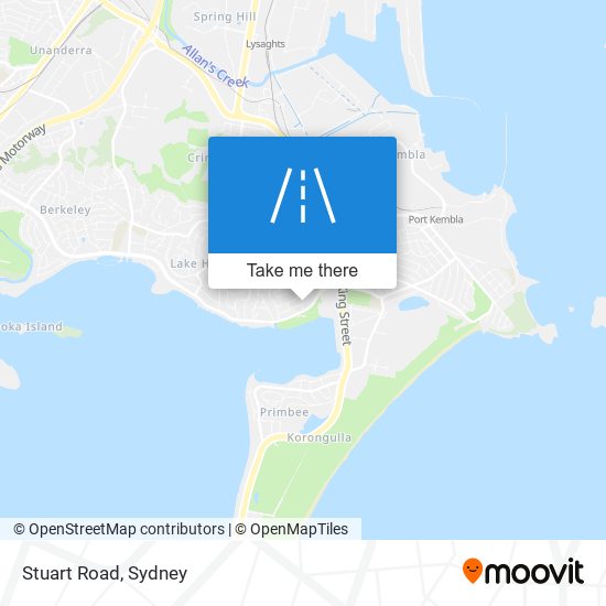 Mapa Stuart Road