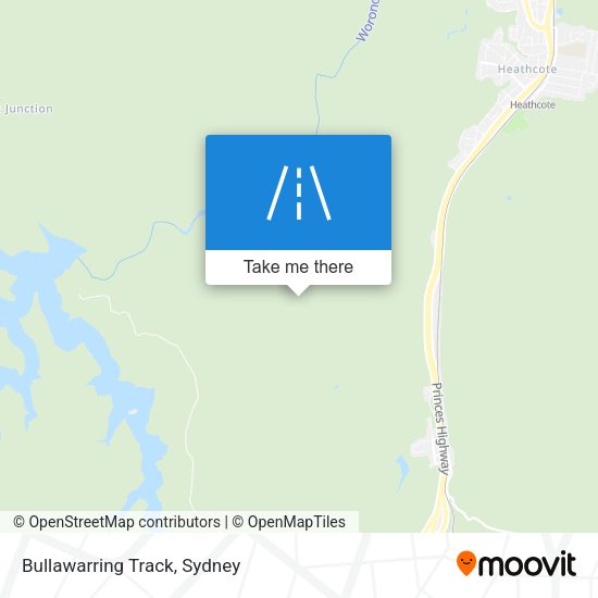 Bullawarring Track map