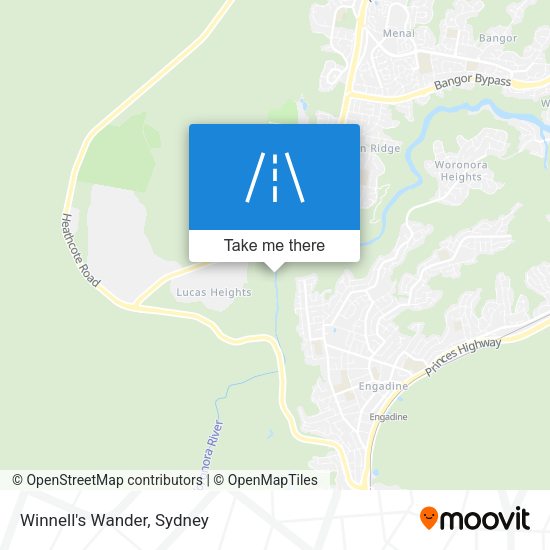 Winnell's Wander map