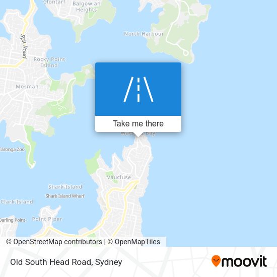 Old South Head Road map