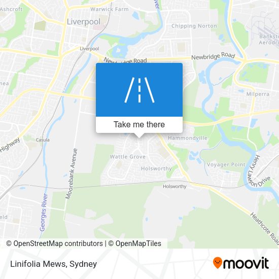 Linifolia Mews map
