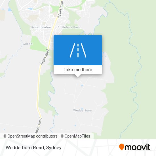 Wedderburn Road map