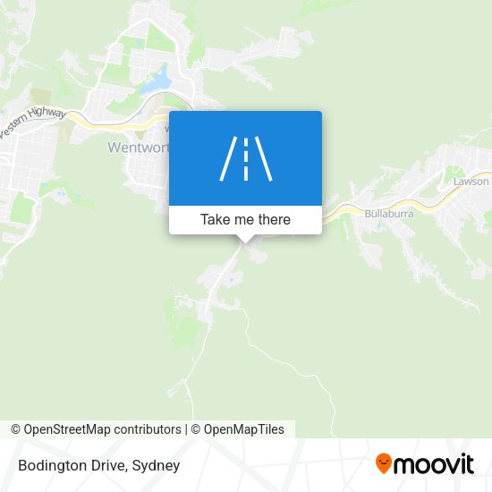 Bodington Drive map