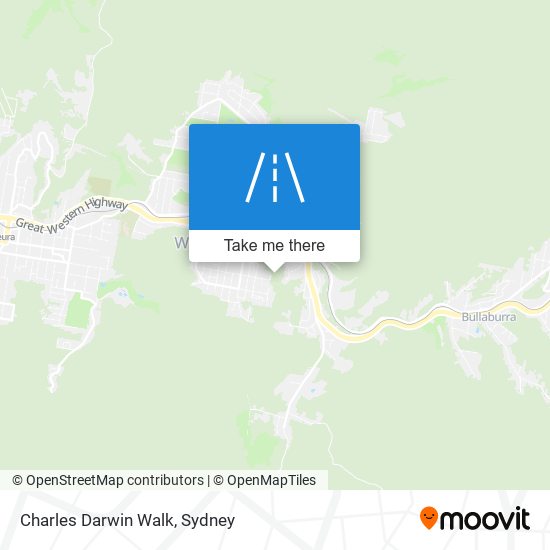 Charles Darwin Walk map