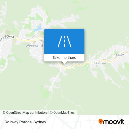 Railway Parade map