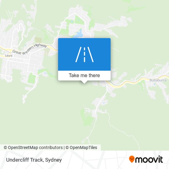 Undercliff Track map