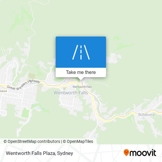 Mapa Wentworth Falls Plaza