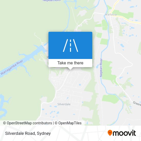 Silverdale Road map