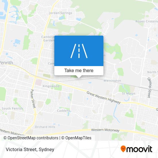 Victoria Street map