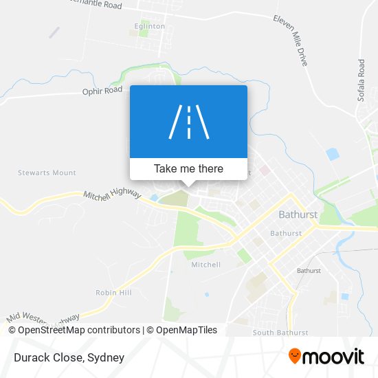 Durack Close map