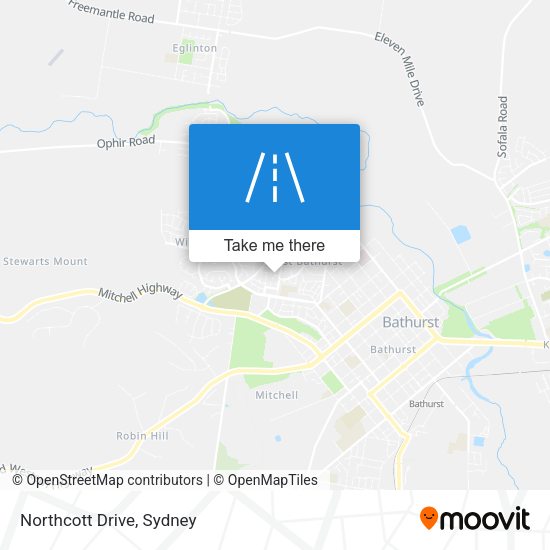 Northcott Drive map