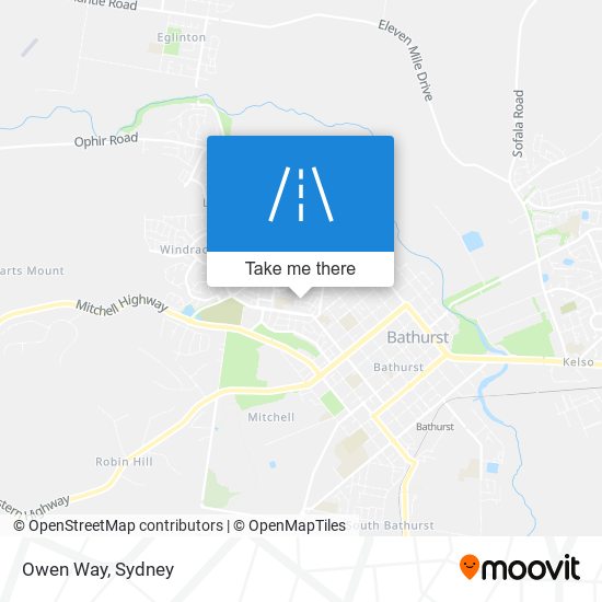 Owen Way map