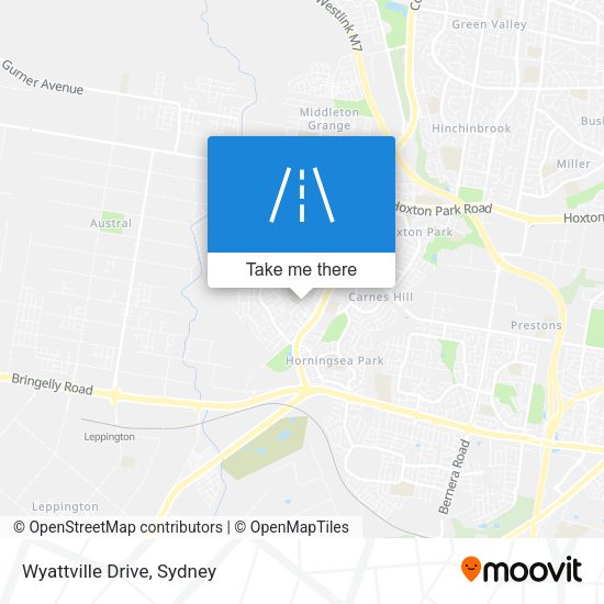 Wyattville Drive map