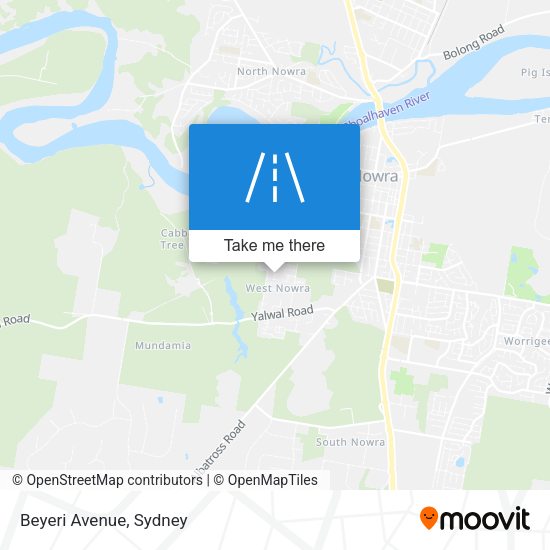 Beyeri Avenue map