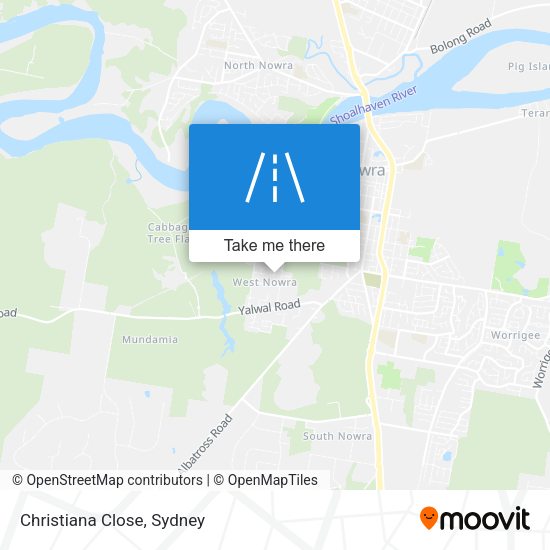 Christiana Close map