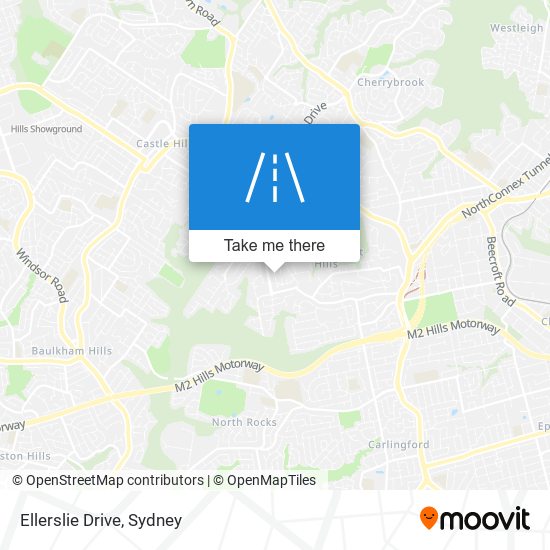 Ellerslie Drive map