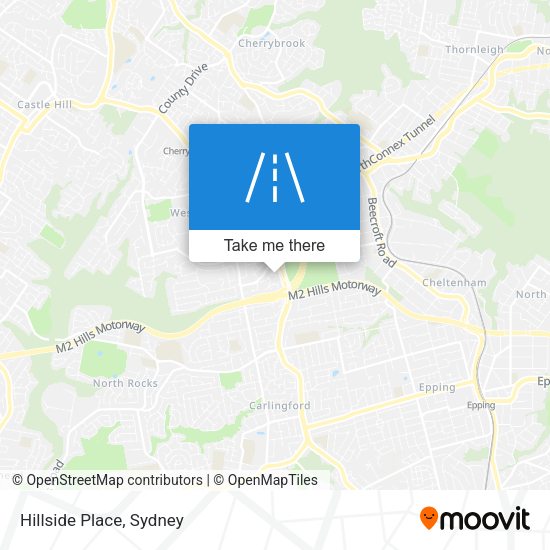 Hillside Place map