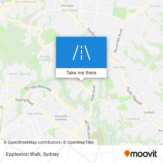 Eppleston Walk map