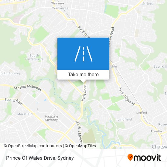 Prince Of Wales Drive map