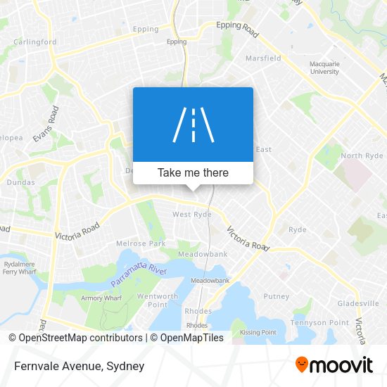 Fernvale Avenue map
