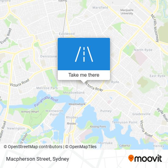 Macpherson Street map