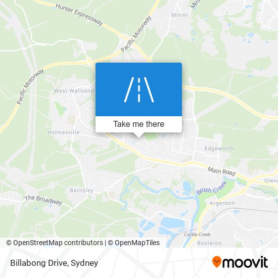Billabong Drive map