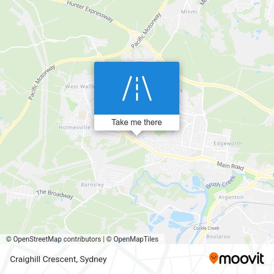 Craighill Crescent map