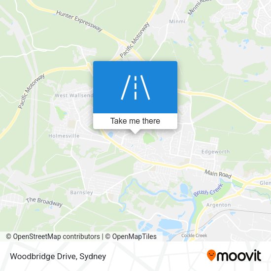 Woodbridge Drive map