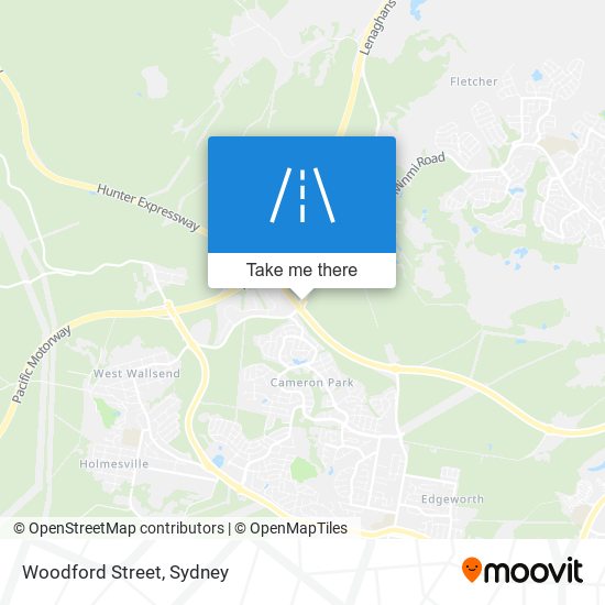 Woodford Street map