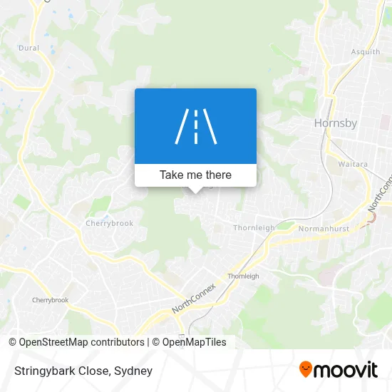 Mapa Stringybark Close
