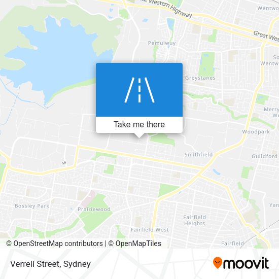 Verrell Street map