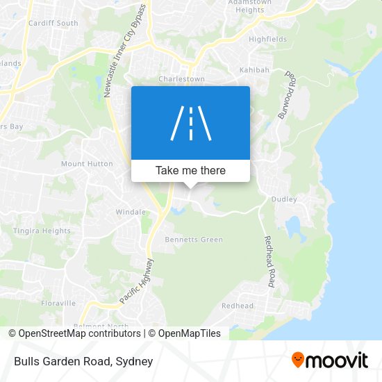 Bulls Garden Road map