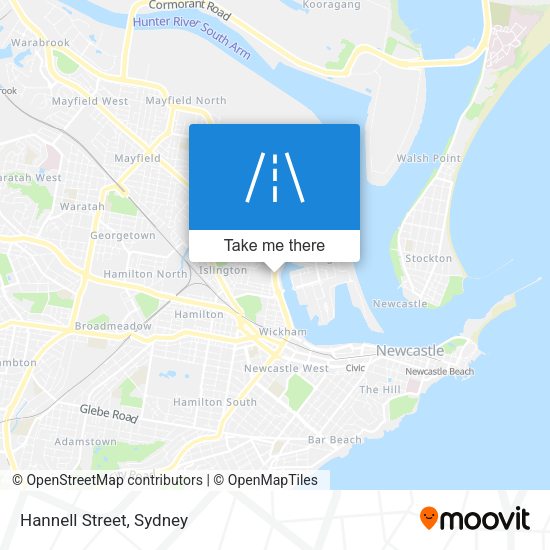 Hannell Street map