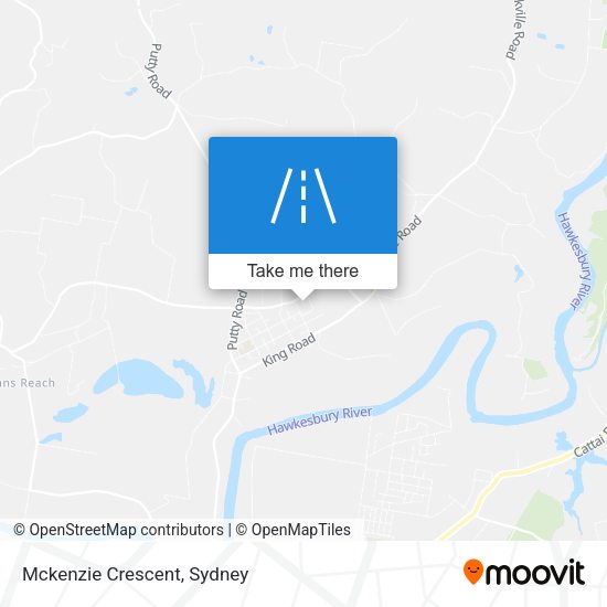 Mckenzie Crescent map