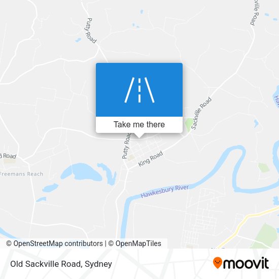 Old Sackville Road map