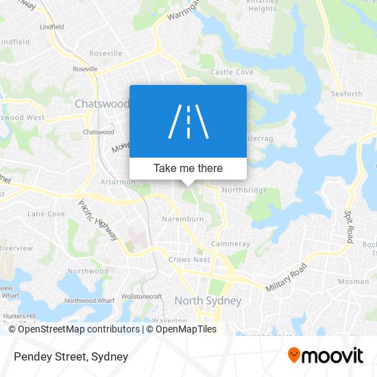 Pendey Street map