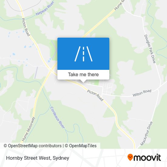 Hornby Street West map