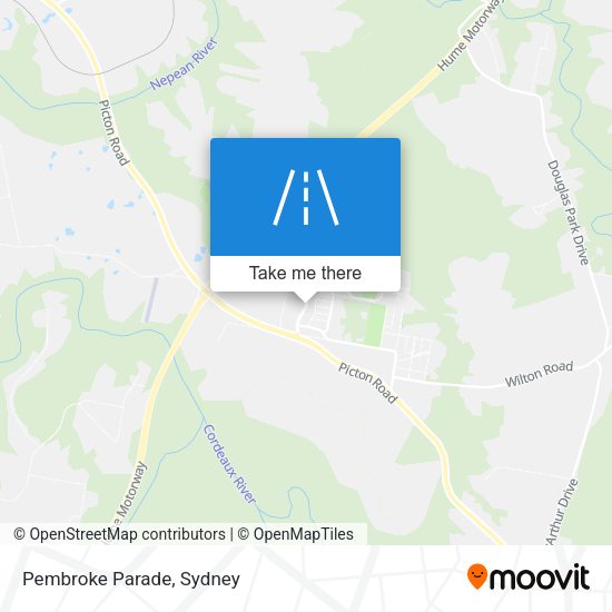 Pembroke Parade map