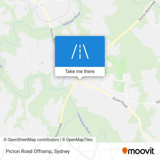 Picton Road Offramp map