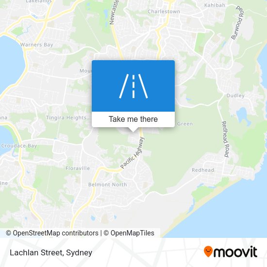 Lachlan Street map