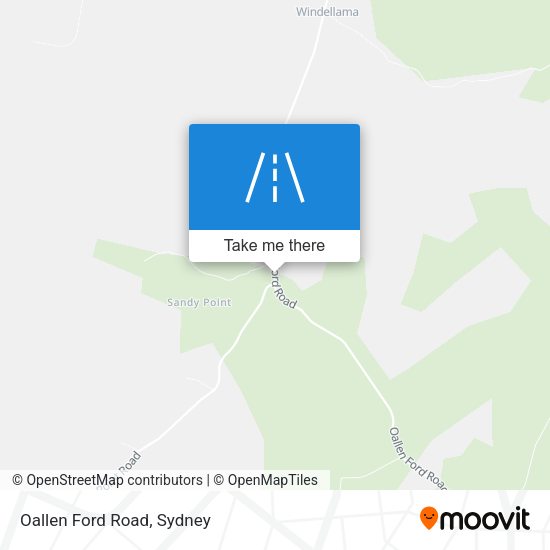 Oallen Ford Road map